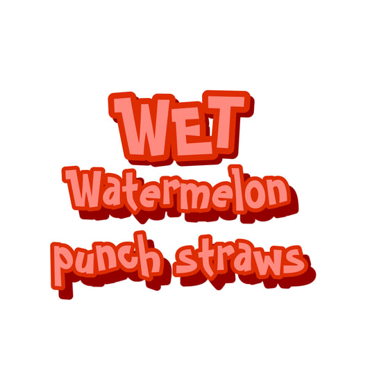 WET Watermelon Punch Straws